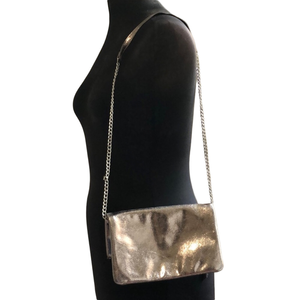 Shiny Foldable Clutch - NWOT